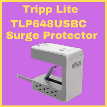 Tripp Lite TLP648USBC Desk Clamp Surge Protector
